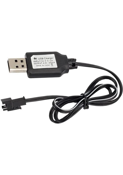 4.8 V Oyuncak Araba Batarya Şarj Cihazı USB