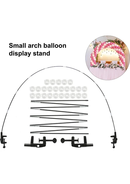 1 Takım Tablo Balon Kemer Dekoratif Kolay Ayarlanabilir Düğün Küçük Masaüstü Balon Kemer Kiti Ev Için (Yurt Dışından)