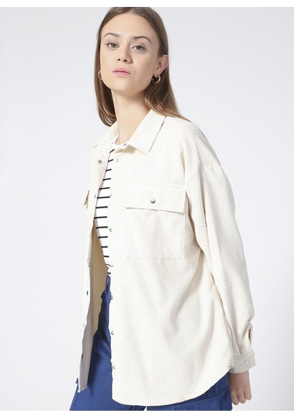 Gömlek Krem modelleri