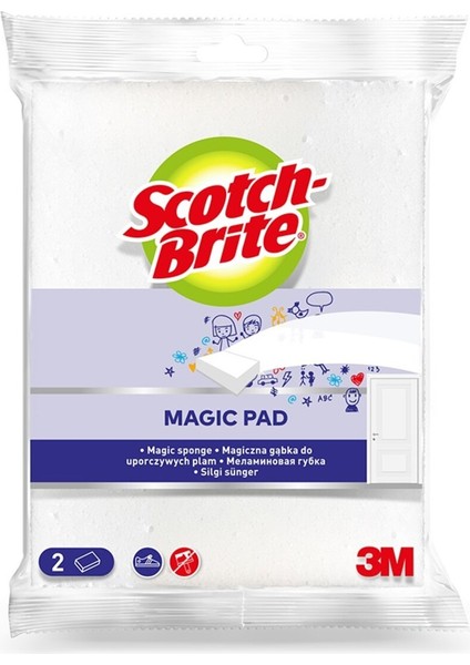 Scotch Brite Silgi Sünger 2'li