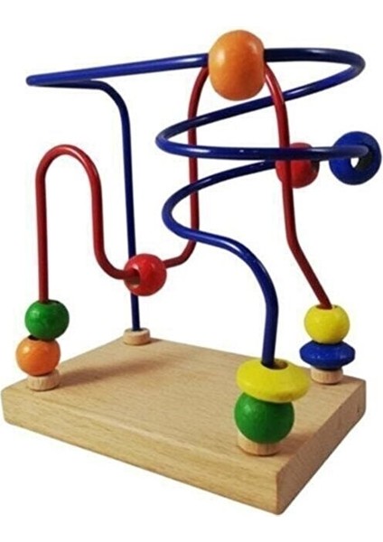 Ahşap Eğitici Koordinasyon Mini Eğitici Bebek Helezon