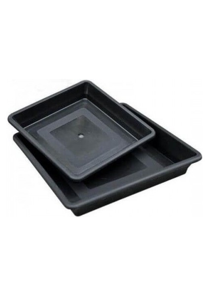 Kare Saksı Altlığı Düz 18 cm
