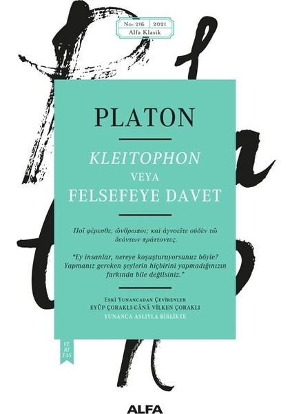 Platon Kleitophon Veya Felsefeye Davet