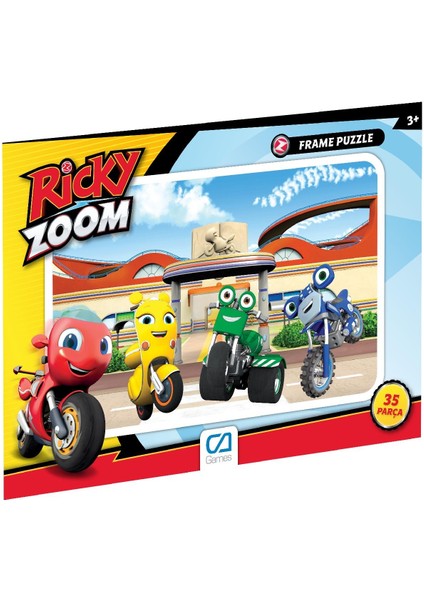 Ricky Zoom Frame Puzzle 35 Parça