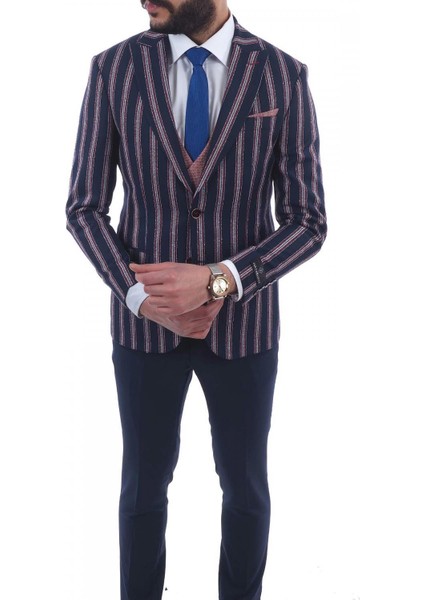 Kombinli Slimfit Yelekli Takım Elbise fiyatları