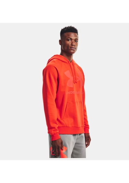 Under Armour Erkek UA Rival Fleece Big Logo Kapüşonlu Üst 1357093-296