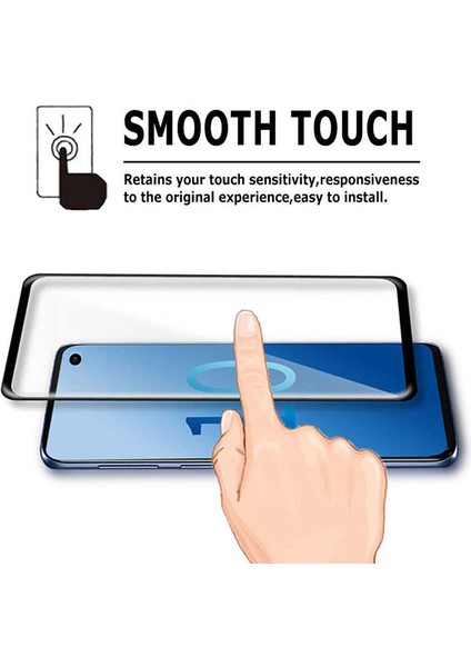 Samsung Galaxy S10E Ekran Koruyucu Full Kavisli Tam Kaplayan 5d Hd Cam