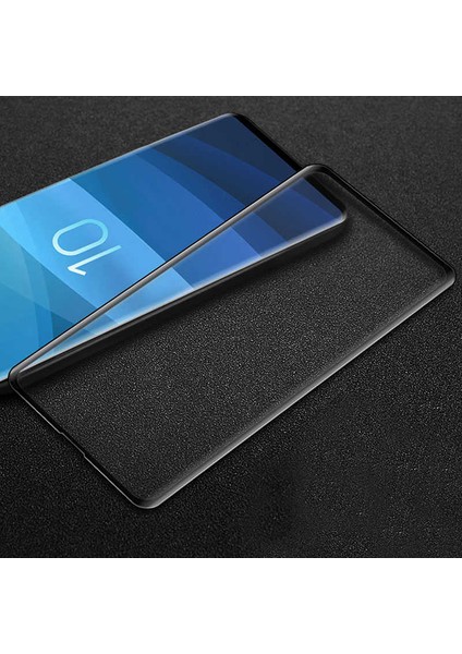 Samsung Galaxy S10E Ekran Koruyucu Full Kavisli Tam Kaplayan 5d Hd Cam