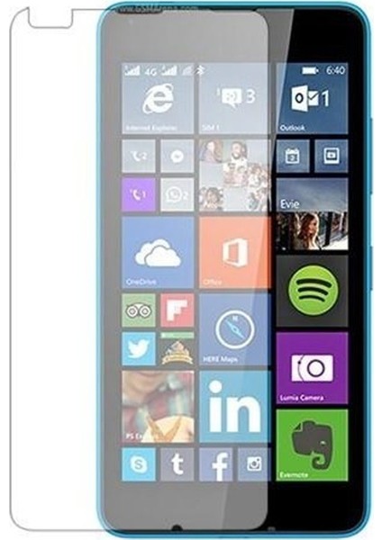 Lumia 640 Uyumlu Ekran Koruyucu Yeni Nesil Hd Kalite Kırılmaz Cam