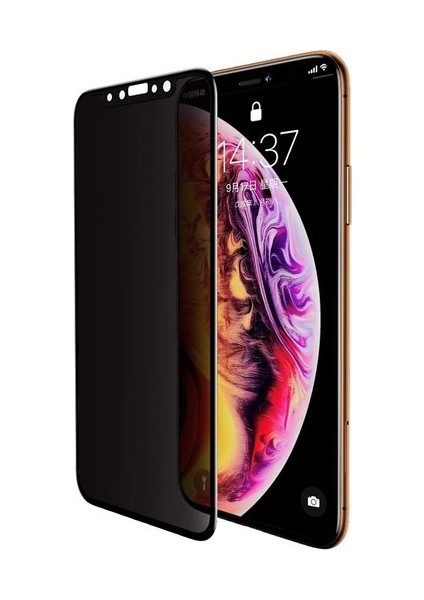 Apple iPhone 12 Pro Max Ekran Koruyucu Tam Kaplayan Hayalet Cam Gizlilik Filtreli