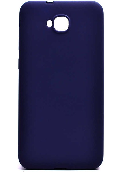 Asus Zenfone 4 Selfie ZD553KL Kılıf Premium Serisi Elden Kaymaz Pürüzsüz Yumuşak Esneklacivert