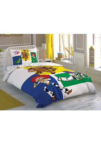 Disney Toy Story 4 Adventure Tek Kişilik Nevresim Takımı