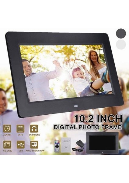 Dijital Fotoğraf Çerçevesi Tft LCD 10'' Ekran - Uzaktan Kumandalı