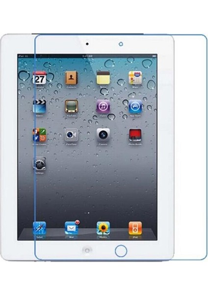 Apple iPad 2 3 4 Zore Nano Micro Temperli Ekran Koruyucu Plastik ve Cam Karışımı