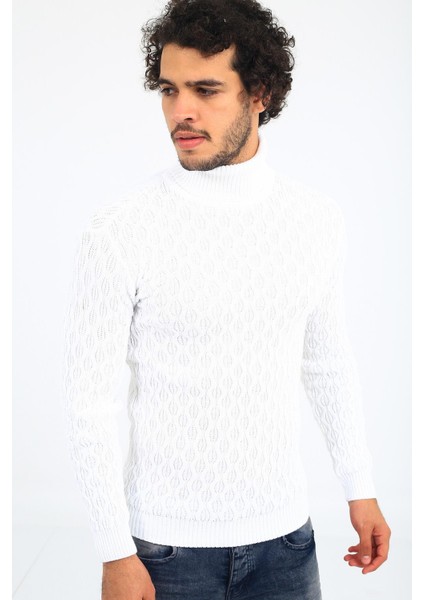 Seka 221 Slim Fit Kalın Erkek Boğazlı Kazak fiyatları