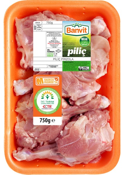 Piliç Pirzola 750 gr