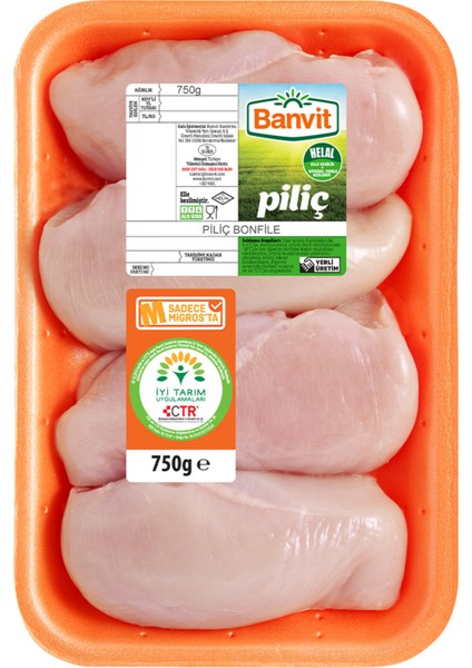 Piliç Bonfile Göğüs 750 gr