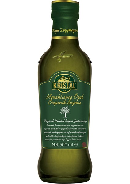Meraklısına Özel Organik Sızma Cam Şişe 500 ml