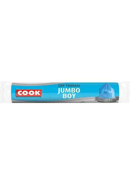 Jumbo Boy Çöp Torbası 7 Adet