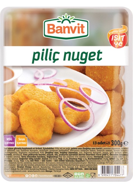 Piliç Nugget 300 gr