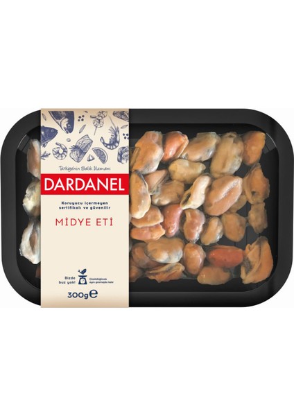 Dondurulmuş Midye Eti 300 gr