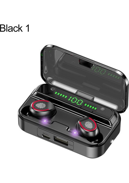 F9-3 Tws Bluetooth 5.1 Kablosuz Kulakiçi 9d Stereo Kulaklık (Yurt Dışından)