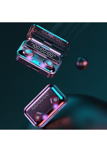 F9-3 Tws Bluetooth 5.1 Kablosuz Kulakiçi 9d Stereo Kulaklık (Yurt Dışından)