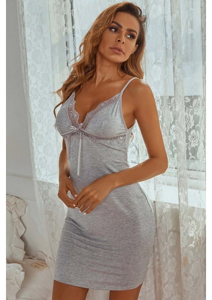 Dantelli Penye Gecelik indirimleri