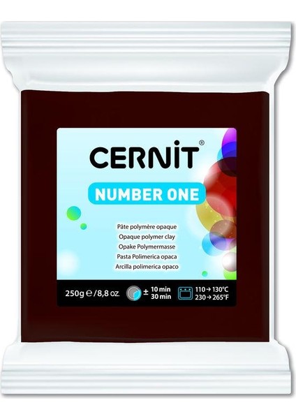 Number One Polimer Kil 250 Gr. 800 Brown