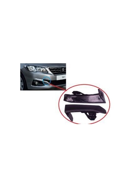 Peugeot 301 Ön Tampon LED Kenar Bakalit 2017- 1622709180