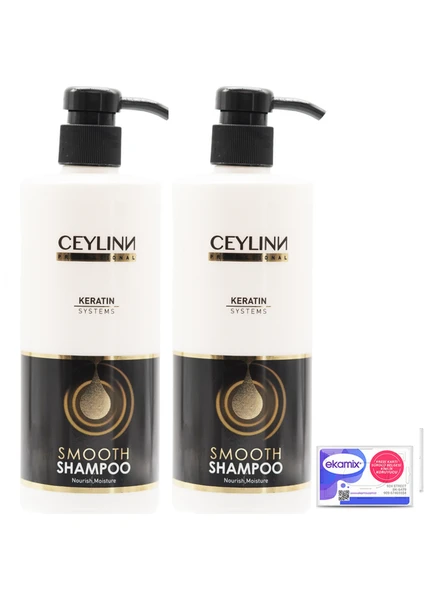 Keratin Smooth Shampoo 500 ml x 2 Adet