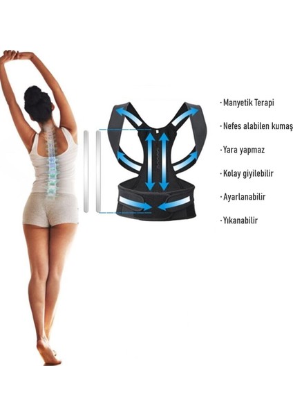 Dik Durus Korsesi Dik Durmaya Ortopedik Korse Balenli Korse