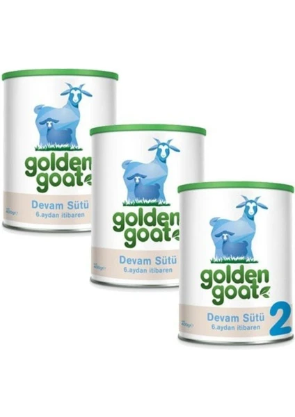 Golden Goat 2 Keçi Sütü Bazlı Devam Sütü 3'lü Paket