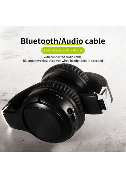 B28 Katlanır Kafa Bluetooth Stereo Müzik Kulaklık Siyah (Yurt Dışından) indirimleri