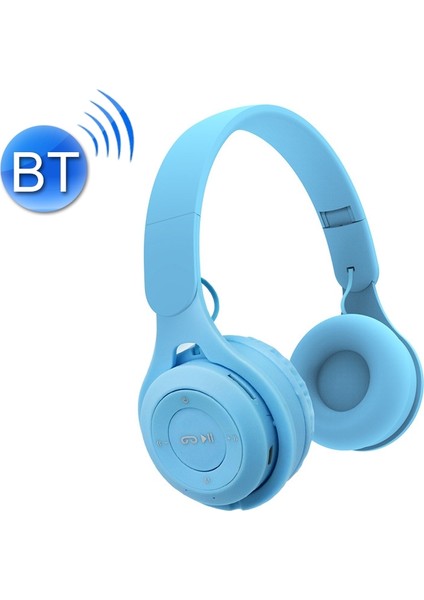 M6 Katlanır Kablosuz Bluetooth Kulaklık Mavi (Yurt Dışından)