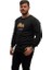 Yuvarlak Yaka Nakış Göğüs Baskılı Bambu Dokuma 2022 Kış Kreasyonu Erkek Sweatshirt 3