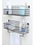 Metal Mutfak Banyo Duvar Havluluk Rafı 2’li Set WD239 4
