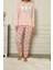 Somon Kadın Pijama Takımı Pamuklu 1