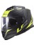 Storm Nerve Mat Siyah-Neon Sarı Kask M 1