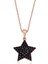 Gümüş Siyah Taşlı Yıldız Bayan Kolye 3