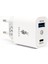 SZ-102 Çift Çıkışlı USB Qc3.0 ve Type-C Başlık PD20W Ev Şarj Aleti 1