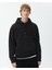 Erkek Siyah Kapüşonlu Sweatshirt 1