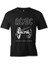 Ac Dc - For Those About To Rock Cover Siyah Erkek Tshirt 1