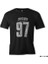 Bts - Jungkook 97 Siyah Erkek Tshirt 2