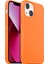 Buff Apple iPhone 13 Rubber Fit Kılıf Light Orange 1