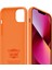 Buff Apple iPhone 13 Rubber Fit Kılıf Light Orange 3