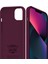 Buff iPhone 13 Mini Rubber Fit Kılıf Plum 3