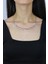 Taşlı Tasarım Rodyumlu Choker Gümüş Kolye 7271 1