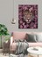 Bordosanat 60 x 75 cm Leopar Dekoratif Duvar Kanvas Tablo 1