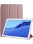 Huawei T5 10 Inc Uyumlu Arka ve Ön Kılıf Katlanır Stand Özelliği Smart Case 1